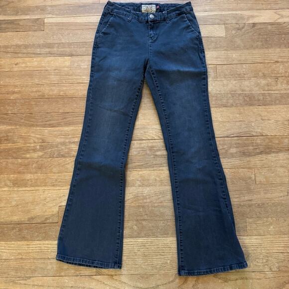 Dear John light black boot cut medium rise jeans pants size 27
 b34 - Picture 1 of 5